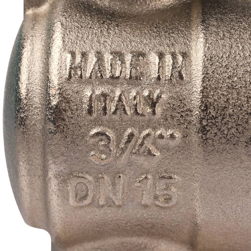 Кран шаровой STOUT с накидной гайкой угловой, НР/накидная гайка, ручка бабочка 3/4x3/4, SVB-0010-000020