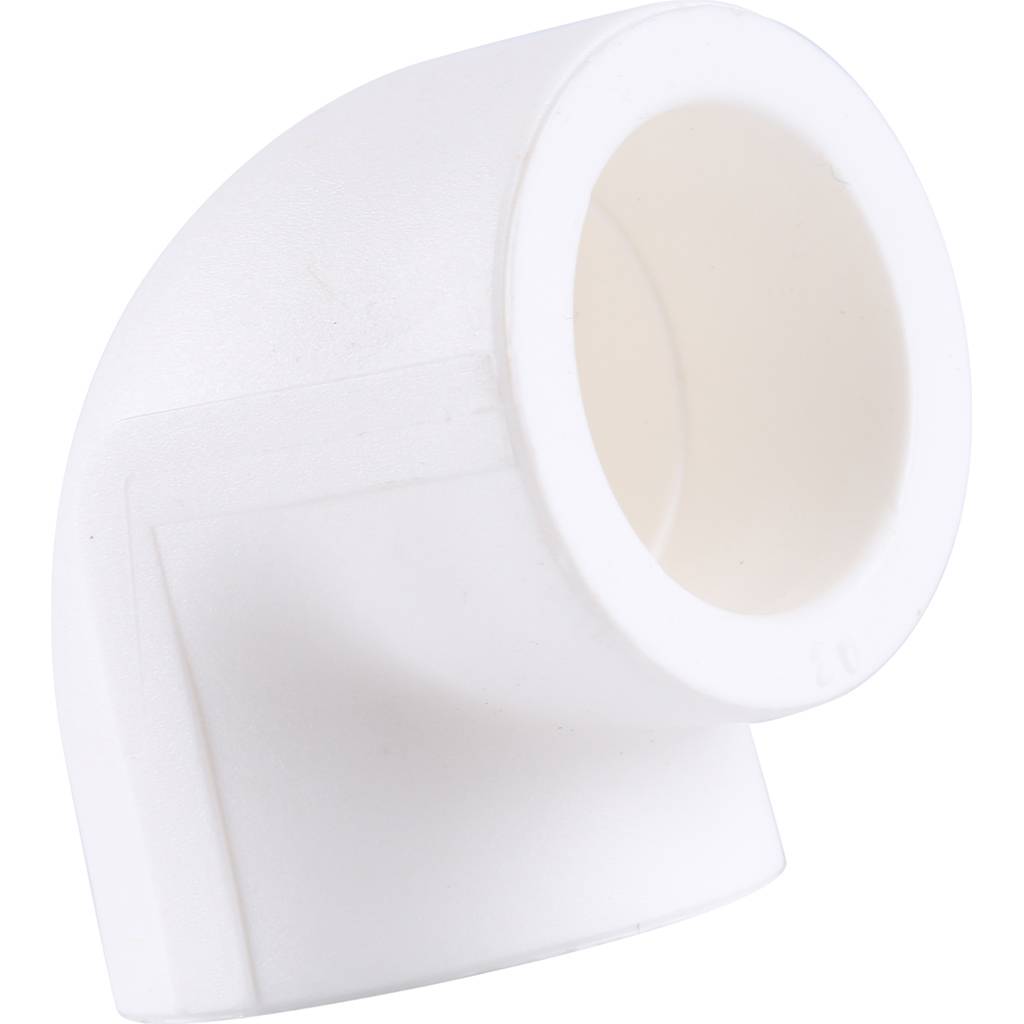 Угольник 90* Kalde d=32 для полипропиленовых труб под сварку (цвет белый), 3212-elb-320000