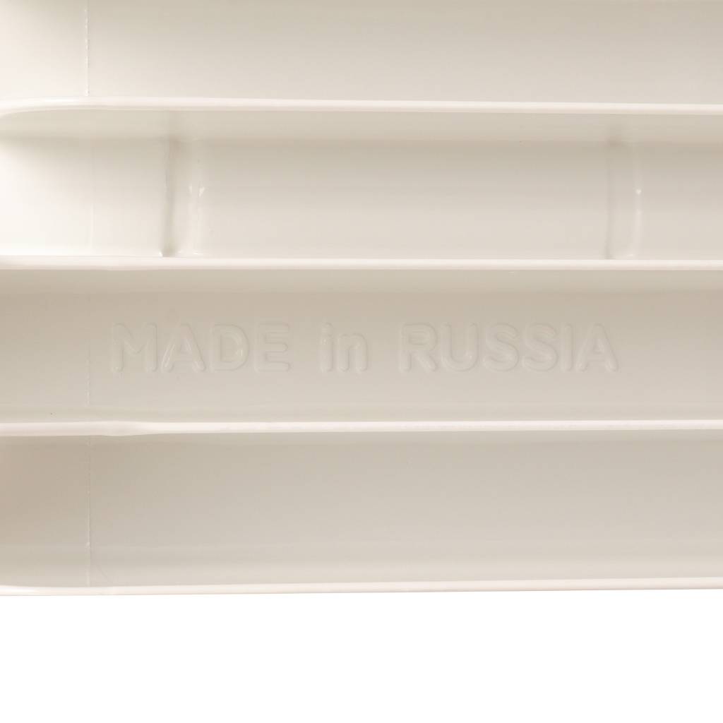 Радиатор биметаллический STOUT Space 500 5 секций боковое подключение RAL9016, SRB-0310-050005