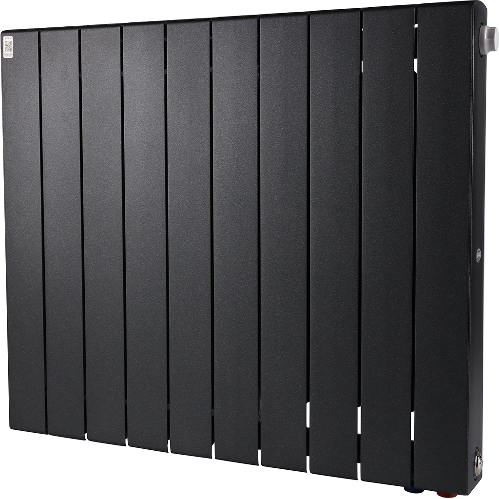 Радиатор биметаллический RIFAR SUPReMO VENTIL 500 SVR 10 секций нижнее правое подключение (Цвет АНТРАЦИТ), 4RS50.VR-10-AN