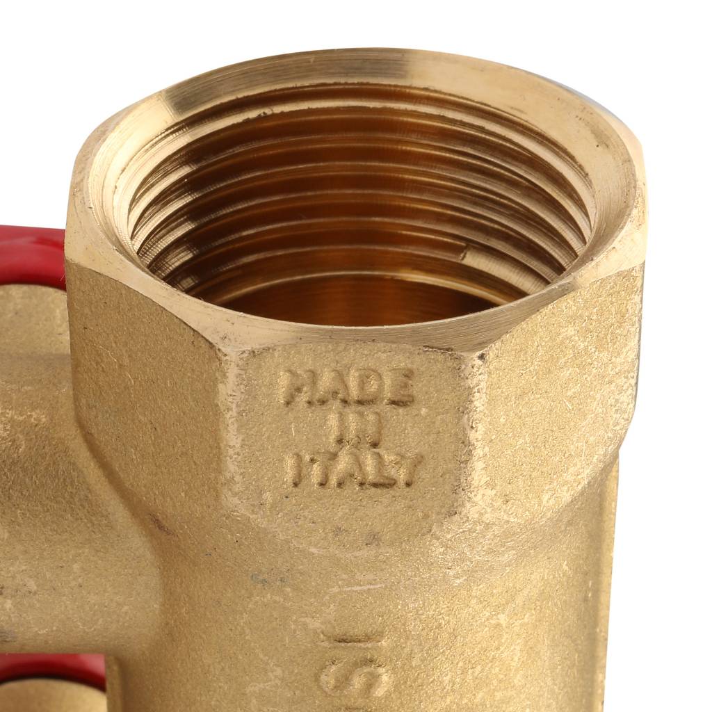 Коллектор распределительный с шаровыми кранами на 3 выхода TIEMME 1х1/2