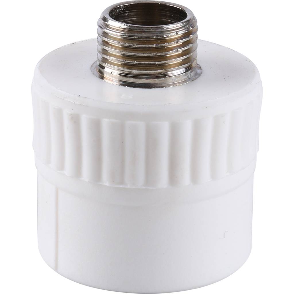 Муфта комбинированная Kalde наружняя резьба 32x1/2 для полипропиленовых труб под сварку, 3222-nmo-320b00