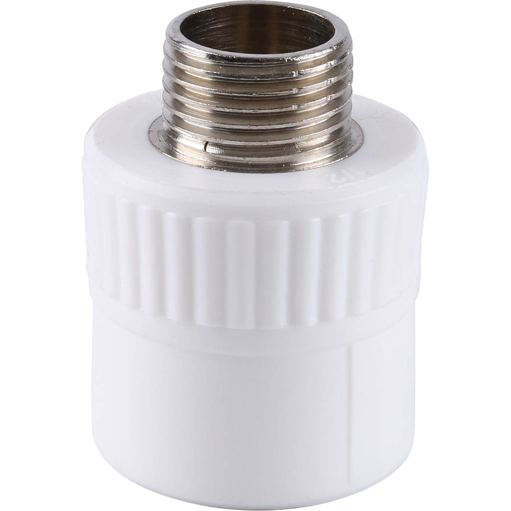 Муфта комбинированная Kalde наружняя резьба 25x1/2 для полипропиленовых труб под сварку, 3222-nmo-250b00