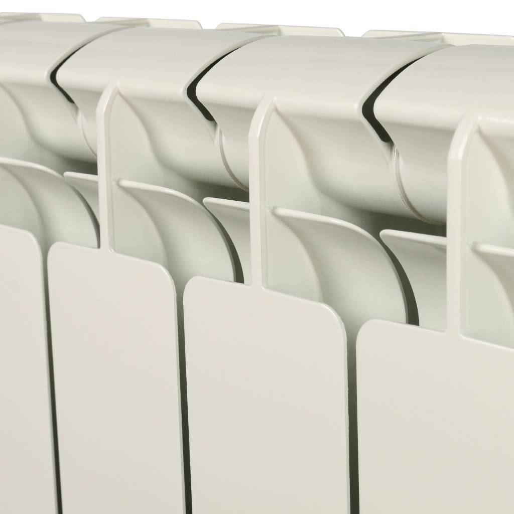 Радиатор алюминиевый STOUT Bravo 500 10 секций боковое подключение RAL9010, SRA-0110-050010