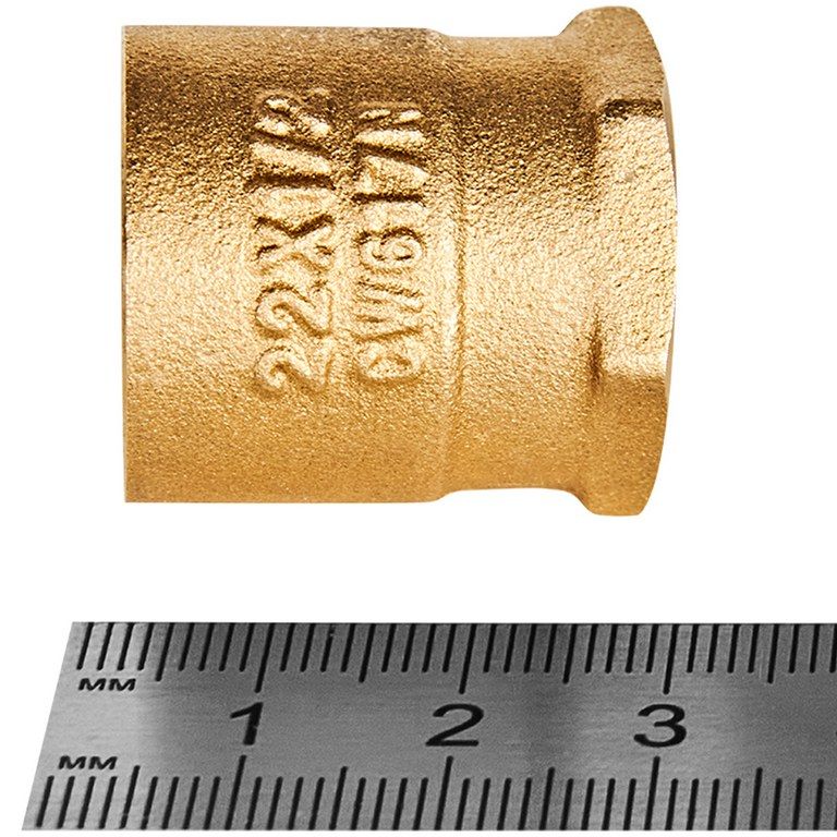 Переход JINTIAN ВП-ВР 22x1/2 из латуни под пайку JT-142702212