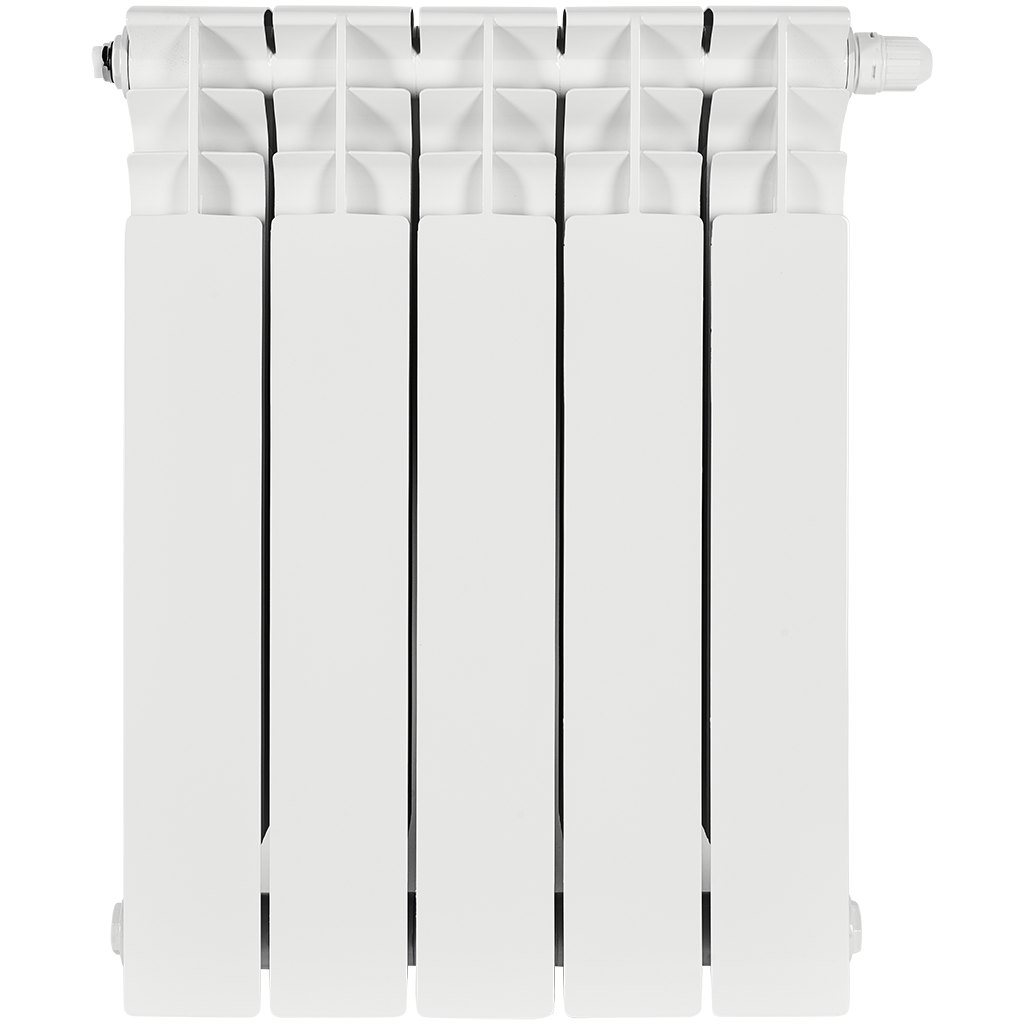 Радиатор биметаллический STOUT TITAN VENTIL 500 5 секций нижнее правое подключение, SRB-3320-050005