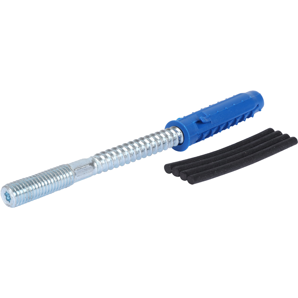 Хомут Sinikon ПП D050 белый Комфорт Плюс со шпилькой и дюбелем, KPP.050.K.D