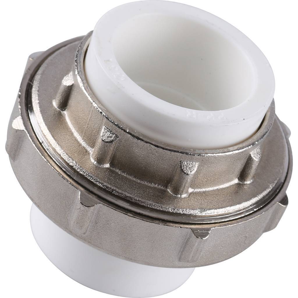 Разъемное соединение Kalde 32 для полипропиленовых труб под сварку (цвет белый), 3252-mft-320000