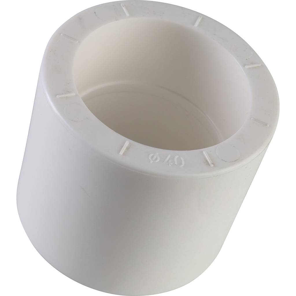 Муфта для полипропиленовых труб под сварку (цвет белый) Политэк d=40, 9000000240