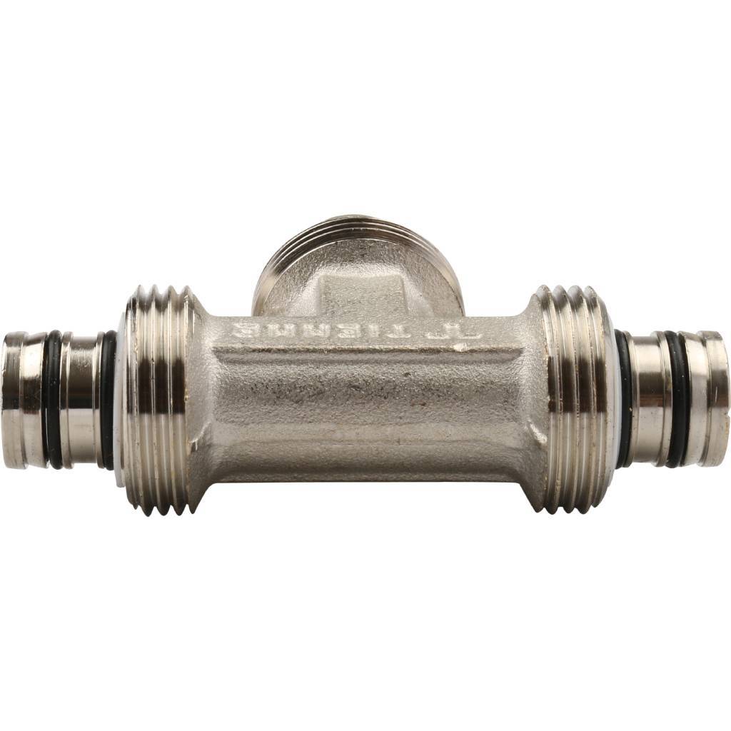 Тройник TIEMME (20х2.0) для металлопластиковых труб винтовой, 1600009