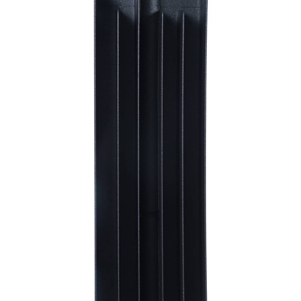 Радиатор биметаллический Global STYLE PLUS 500 12 секции боковое подключение (цвет cod.07 grigio scuro opaco mettalizzato 2748 (черный)), 155266