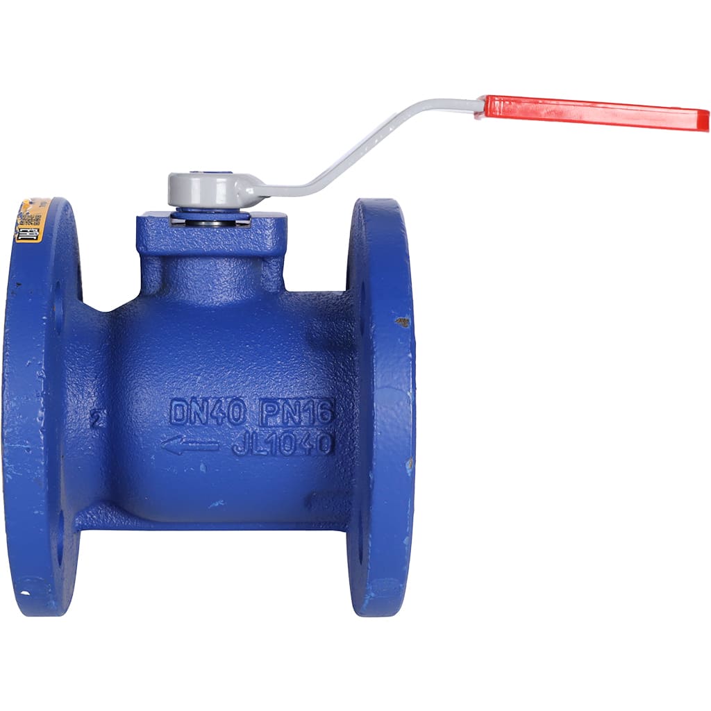 Кран шаровой ZETKAMA 565A Ду40 Ру16 фланцевый, 565A040C09