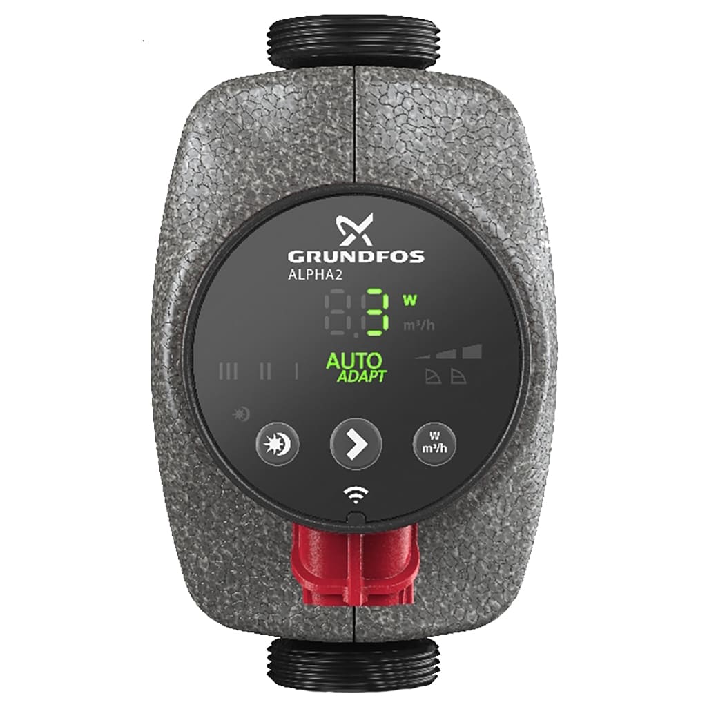 Циркуляционный насос Grundfos ALPHA2 25-40 180 NEW  (в комплекте с накидными гайками), 99420002