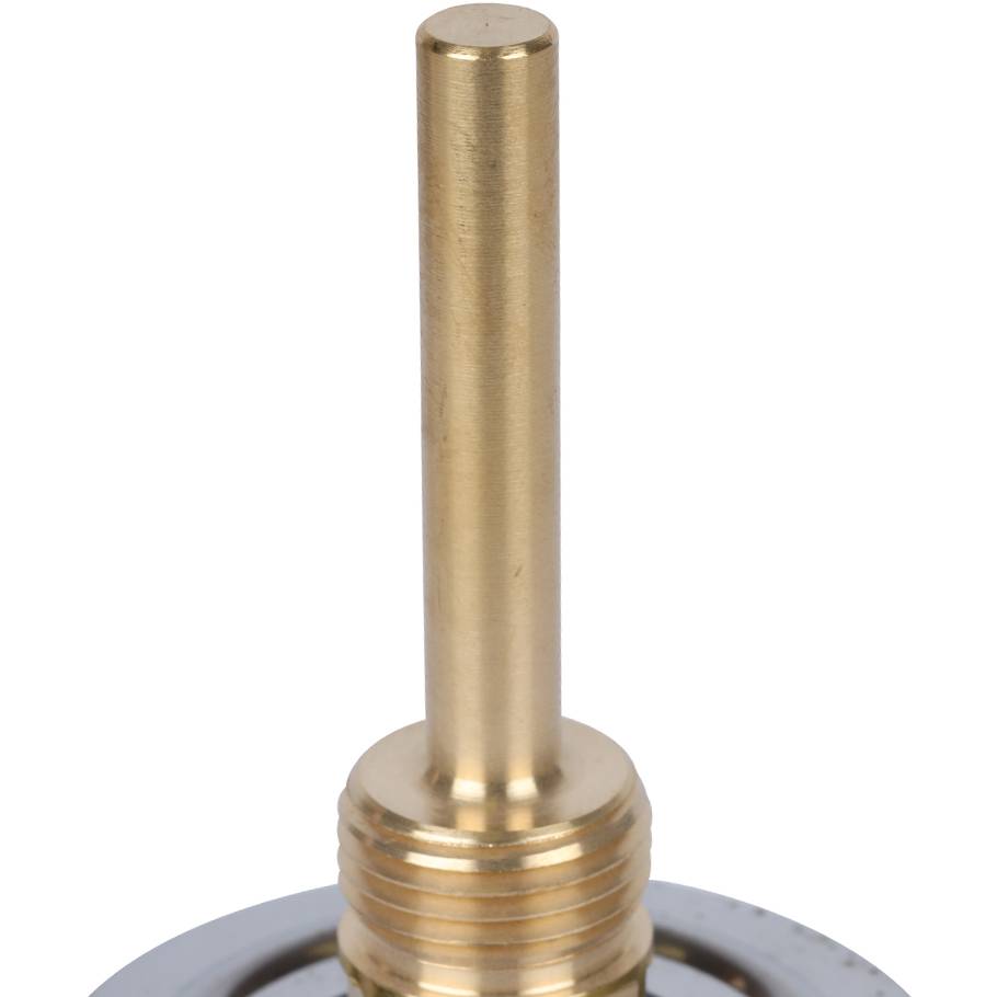 Термометр биметаллический погружной РОСМА 63 мм c гильзой 120 градусов 1/2 осевой шток 64х6 мм БТ-31.211