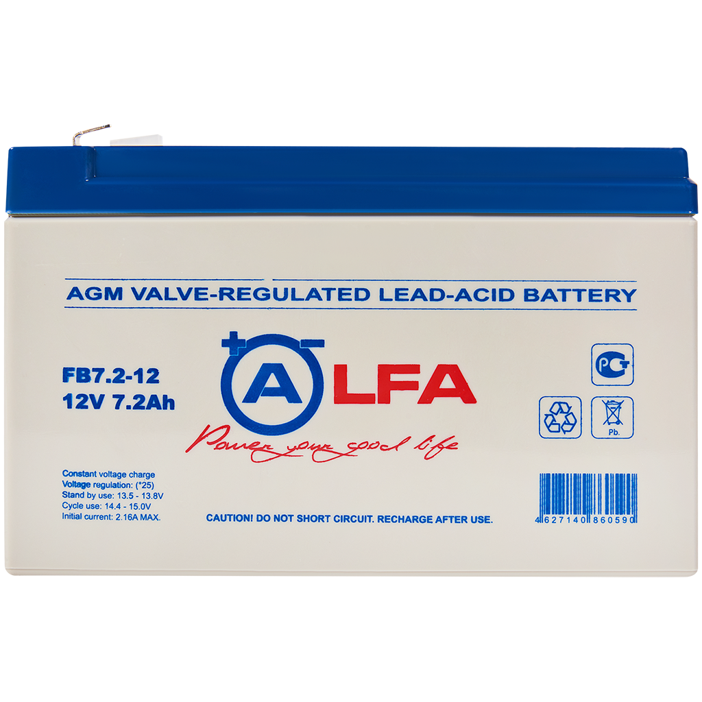 Усиленный аккумулятор, 12В, 7 Ач Ectocontrol ec01028