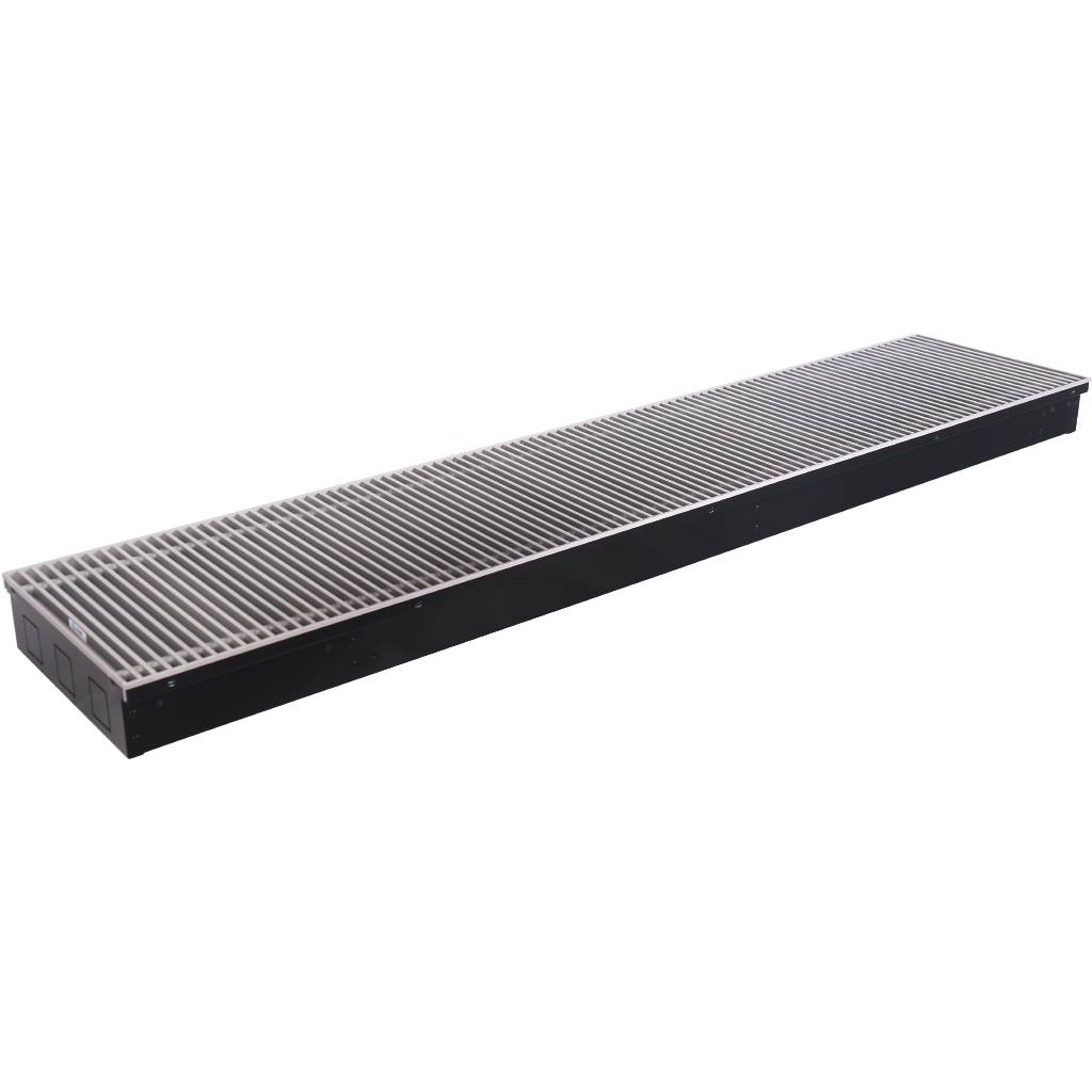 Внутрипольный конвектор STOUT SCN-1100 80х300х1400 (Решётка роликовая) правое подключение, SCN-1100-0830140
