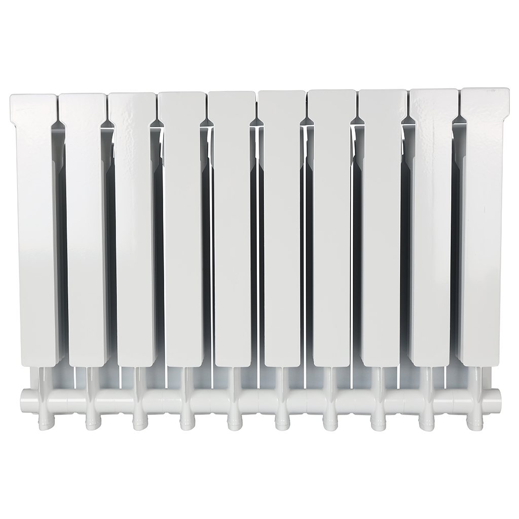 Радиатор алюминиевый STOUT VEGA 500 10 секций боковое подключение (белый RAL 9016), SRA-1310-050010