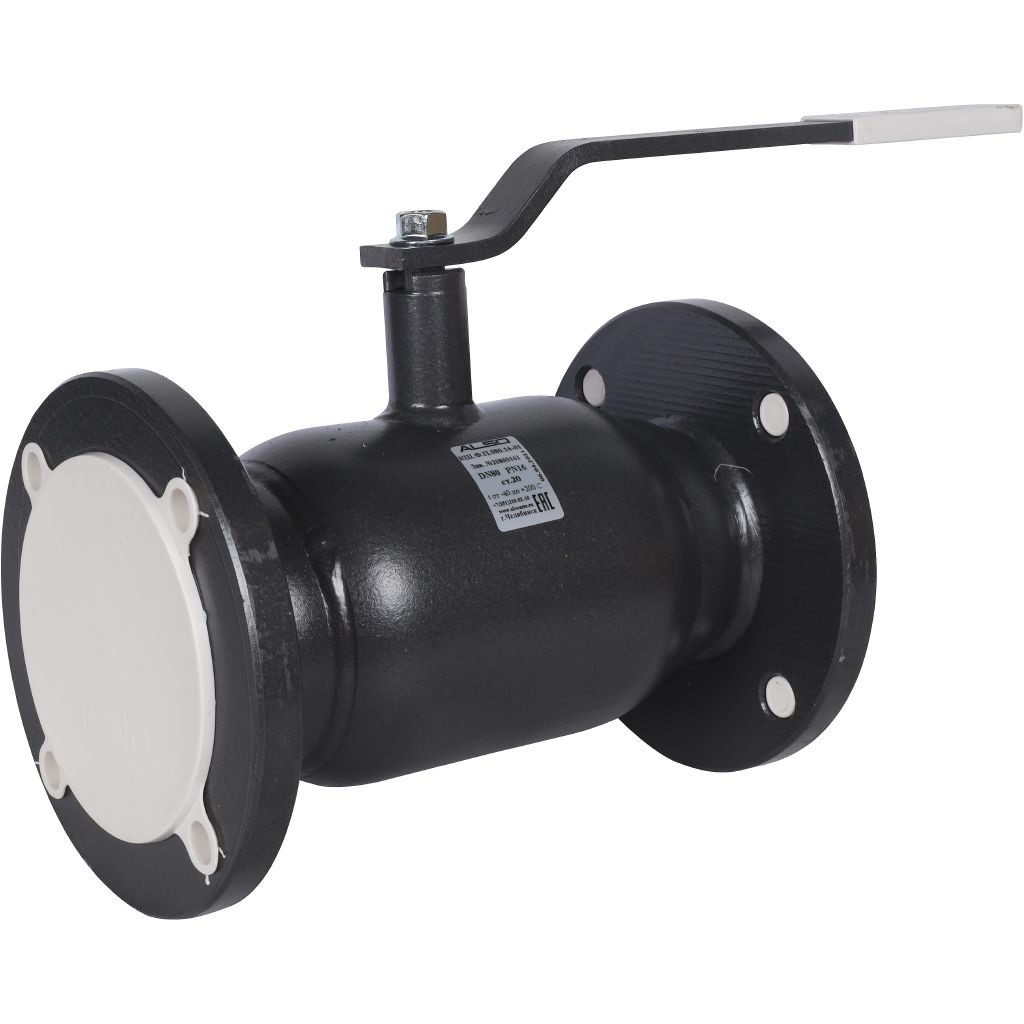 Кран шаровой ALSO КШФП Ду80 Ру1,6 МПа из Ст.20 полнопроходной, КШ.Ф.П.080.16-01