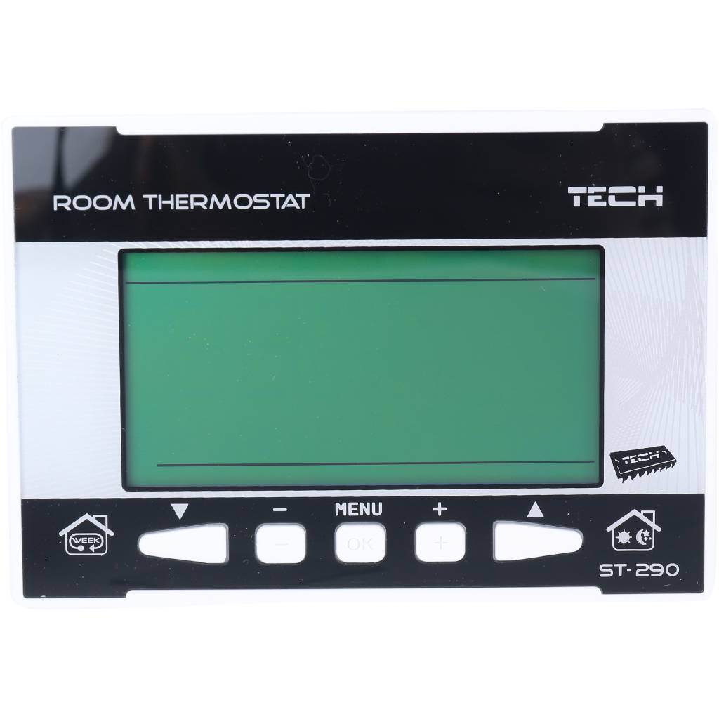 Беcпроводной комнатный двухпозиционный терморегулятор. Белый TECH 220-240В, ST-290 v 2