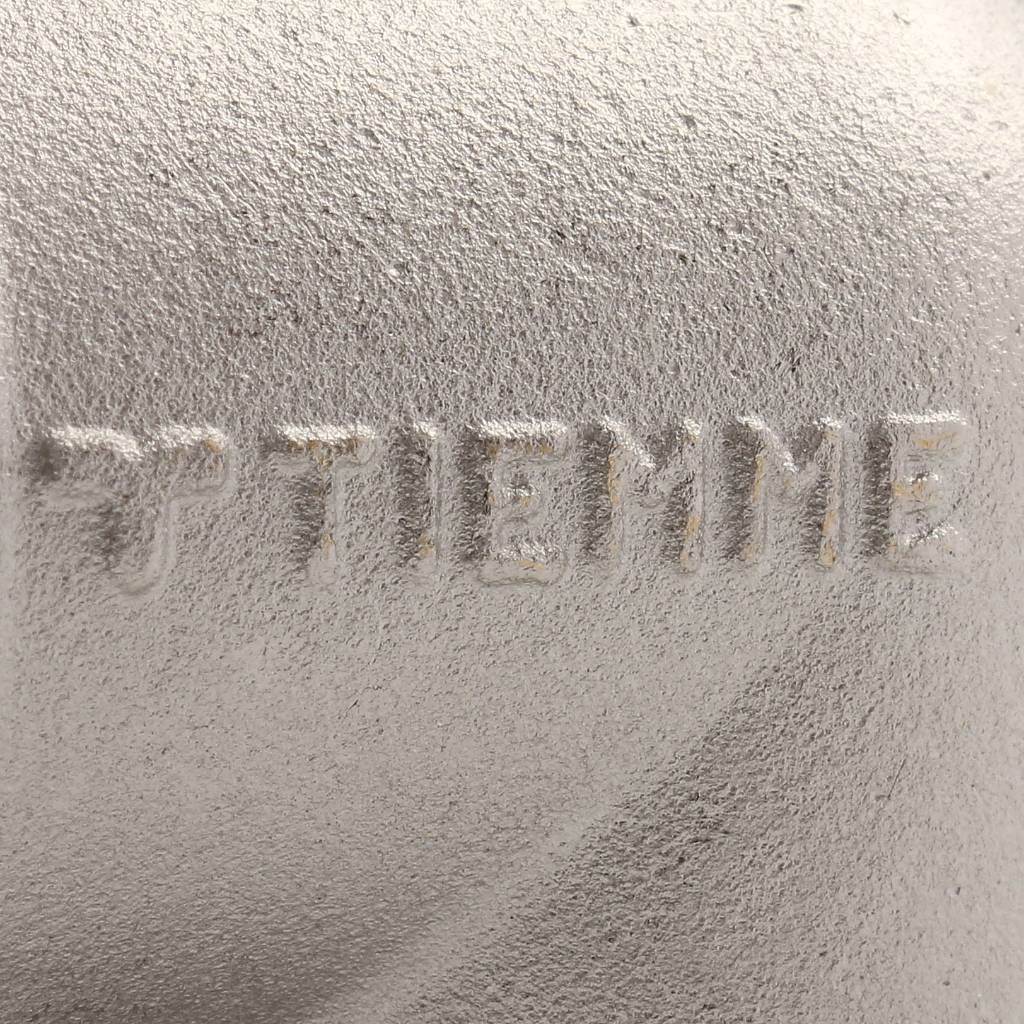 Угольник TIEMME ВВ никелированный 1х3/4 для стальных труб резьбовой, 1500392