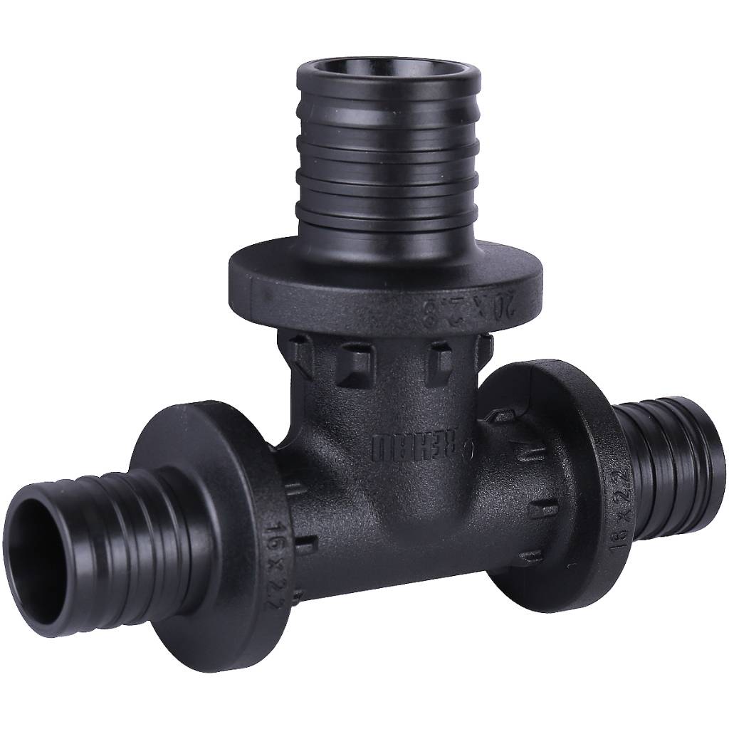 Тройник РЕХАУ RAUTITAN с увеличенным боковым проходом 16-20-16 PX, 11601011001