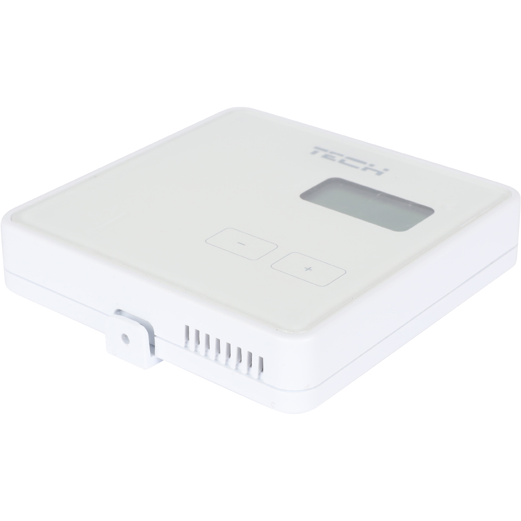 Проводной комнатный терморегулятор белый TECH R-9b, WG.11.0544