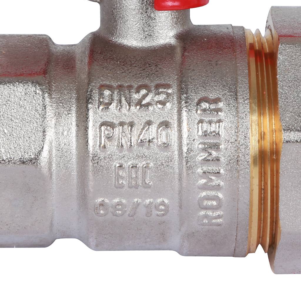 Кран шаровой ROMMER с американкой 1 ВН/НР, ручка бабочка, RBV-0005-0510225