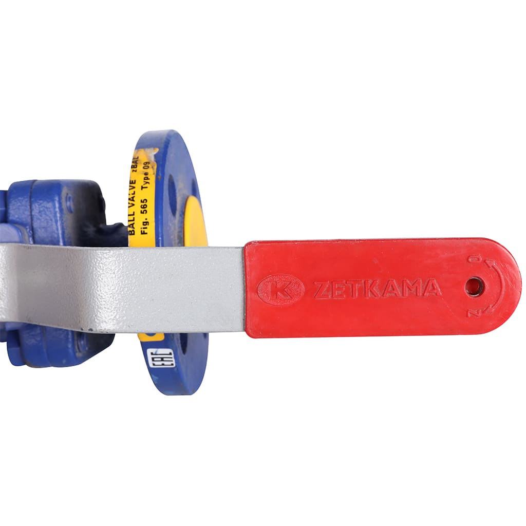 Кран шаровой ZETKAMA 565A Ду15 Ру16 фланцевый, 565A015C09