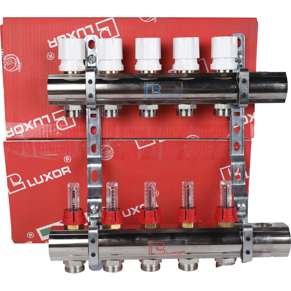 Коллектор в сборе с расходомерами LUXOR CD 477/5, 15662705N