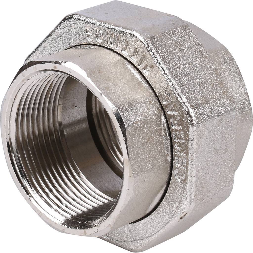 Разъемное соединение STOUT американка ВВ никелированное 1 1/2, SFT-0034-000112