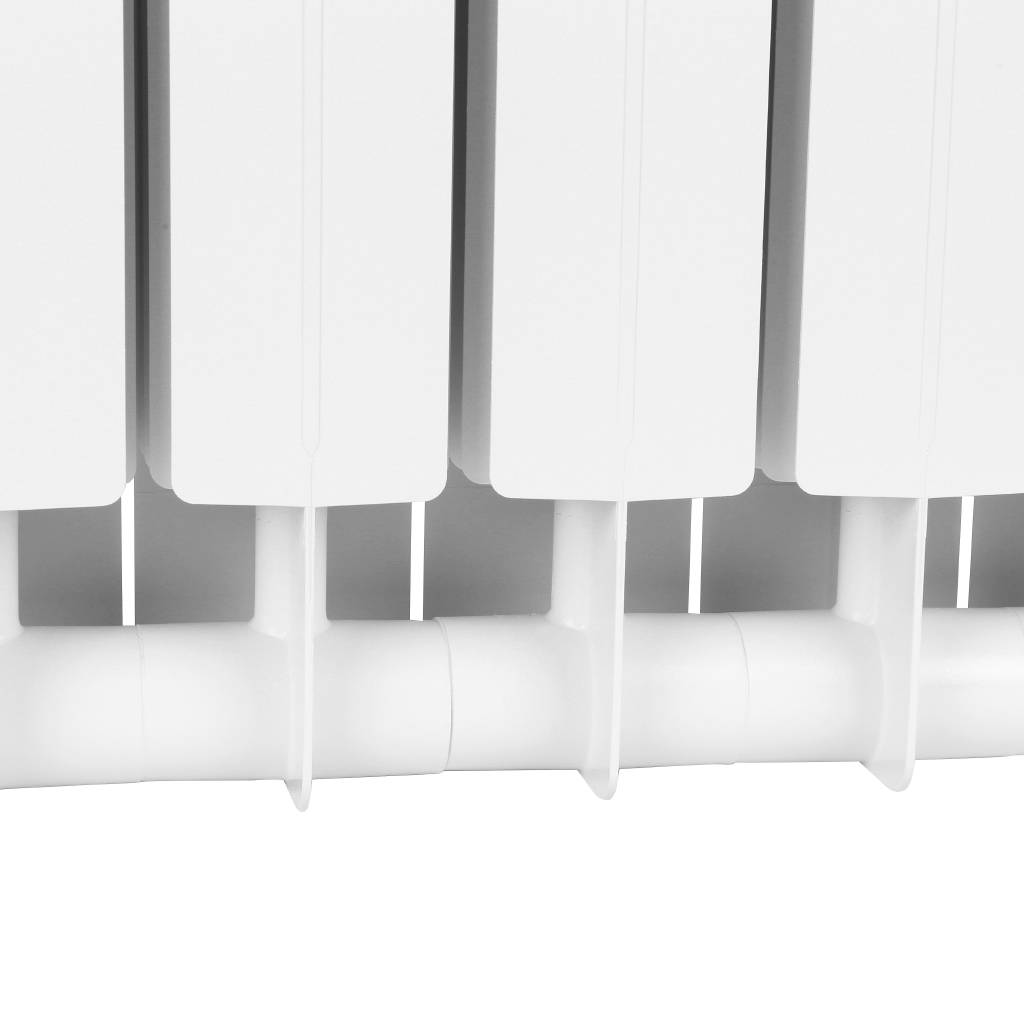 Радиатор биметаллический STOUT STYLE 350 8 секций боковое подключение (белый RAL 9010)