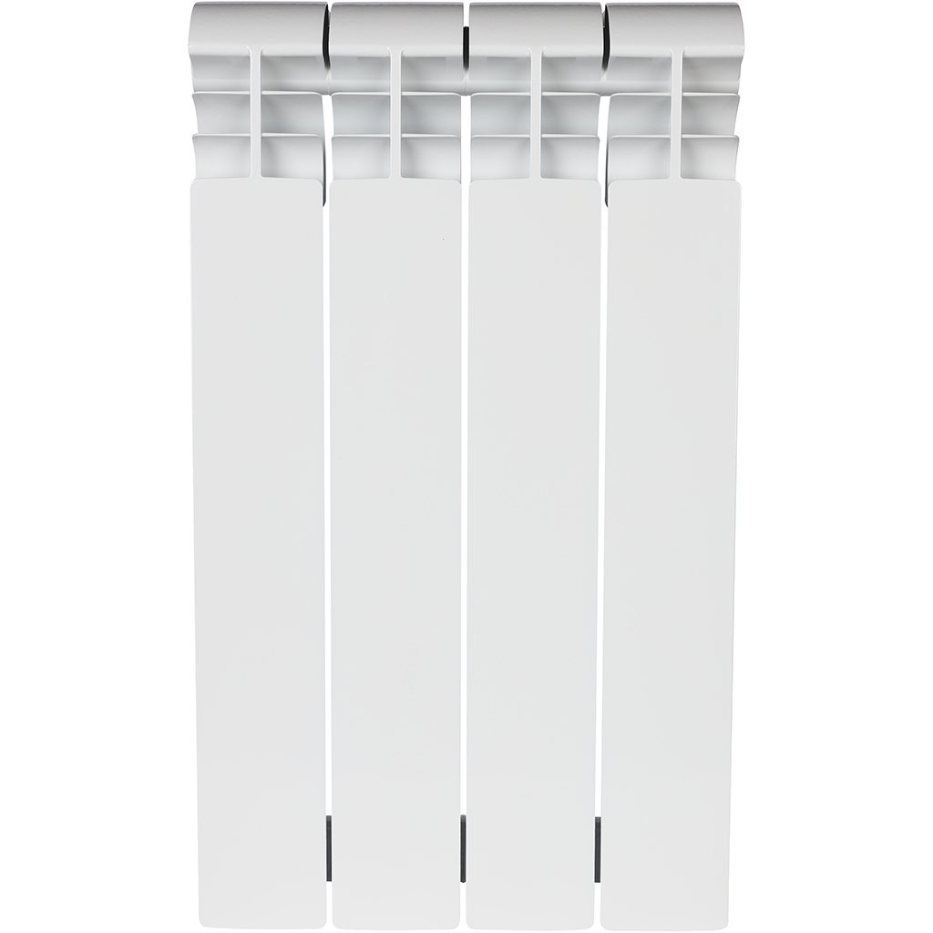 Радиатор биметаллический STOUT VEGA 500 4 секций боковое подключение (белый RAL 9016)