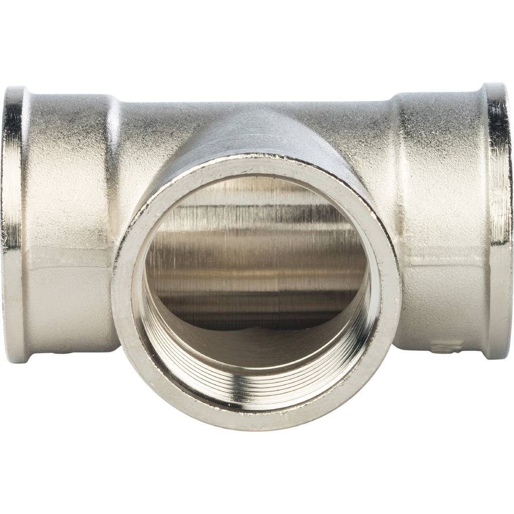 Тройник STOUT ВВ никелированный 1 1/4, SFT-0020-000114