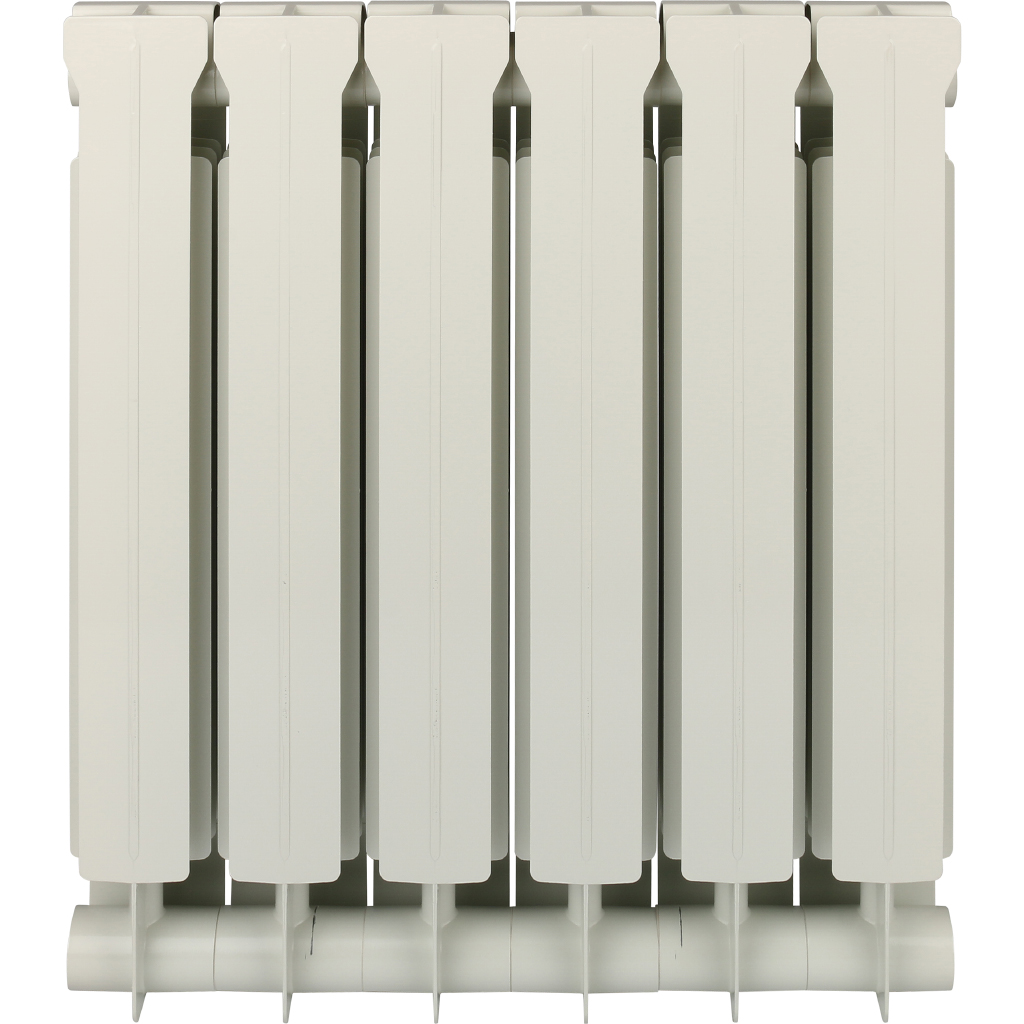 Радиатор биметаллический Global STYLE EXTRA 500 6 секций боковое подключение (белый RAL 9010), STE05001006