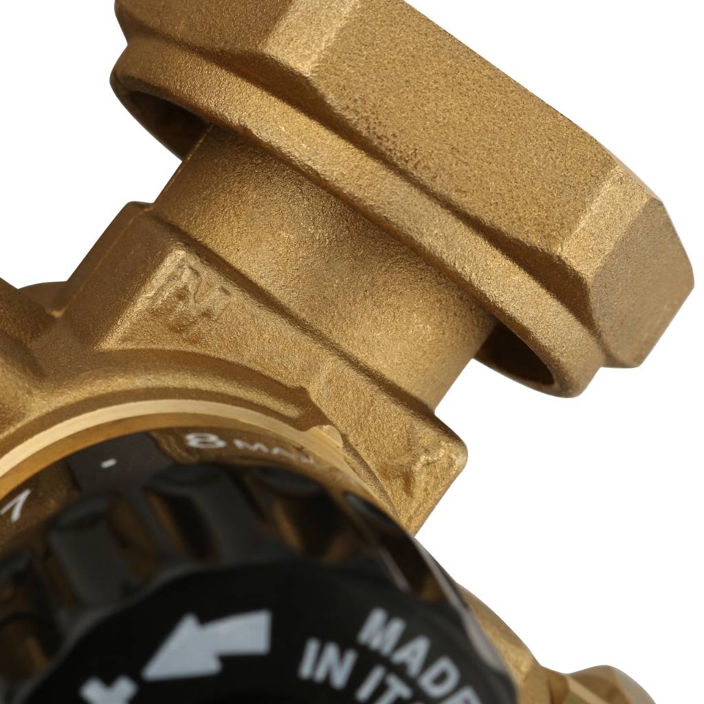 Насосно-смесительный узел STOUT с термостатическим клапаном и байпасом, без насоса, *SDG-0020-002000