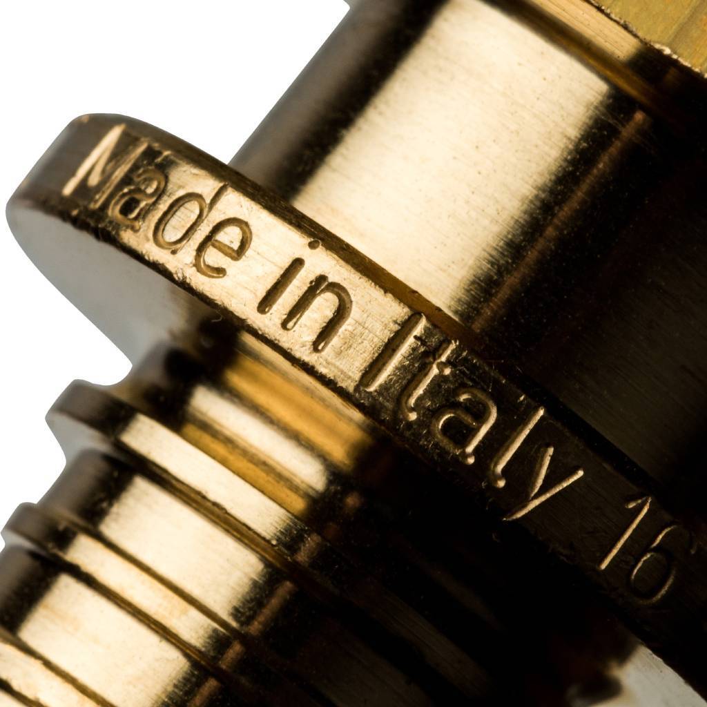 Переходник STOUT с наружной резьбой 16xR 3/4 для труб из сшитого полиэтилена аксиальный, SFA-0001-001634