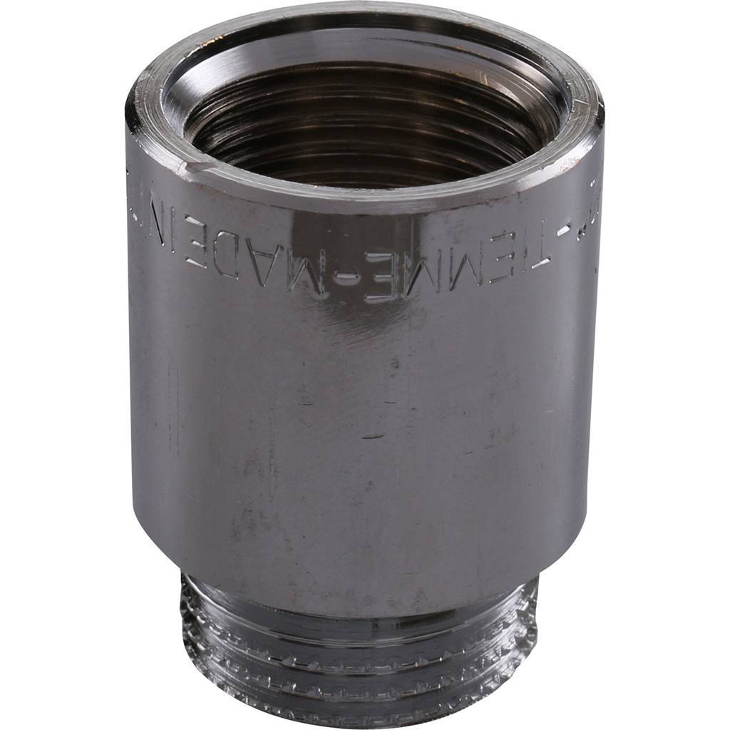 Удлинитель TIEMME НВ 25мм-1/2 хром для стальных труб резьбовой, 1500170