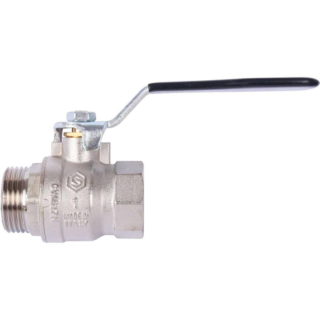 Кран шаровой STOUT SVB стандартнопроходной, ВР/НР, ручка рычаг 1, SVB-0013-000025