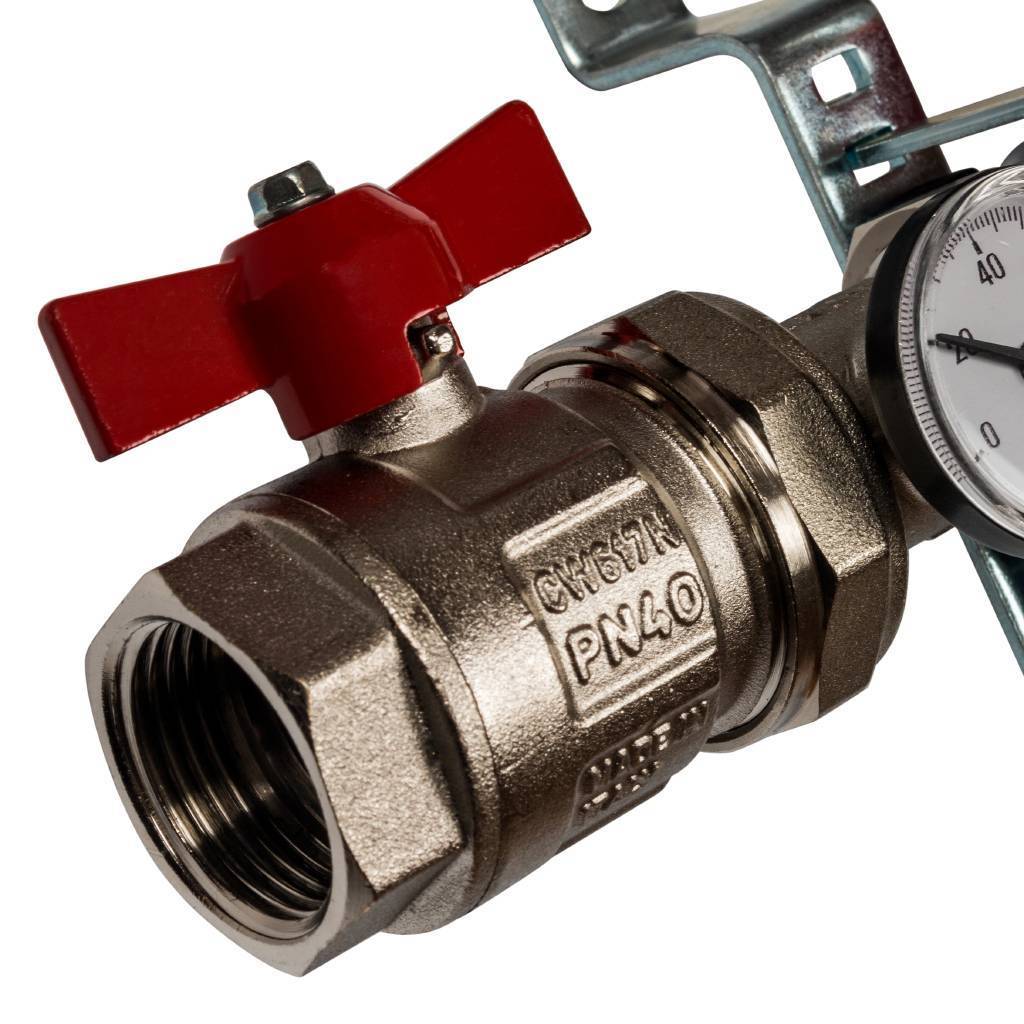 Коллектор из нержавеющей стали в сборе с расходомерами STOUT 6 выходов, SMS 0907 000006