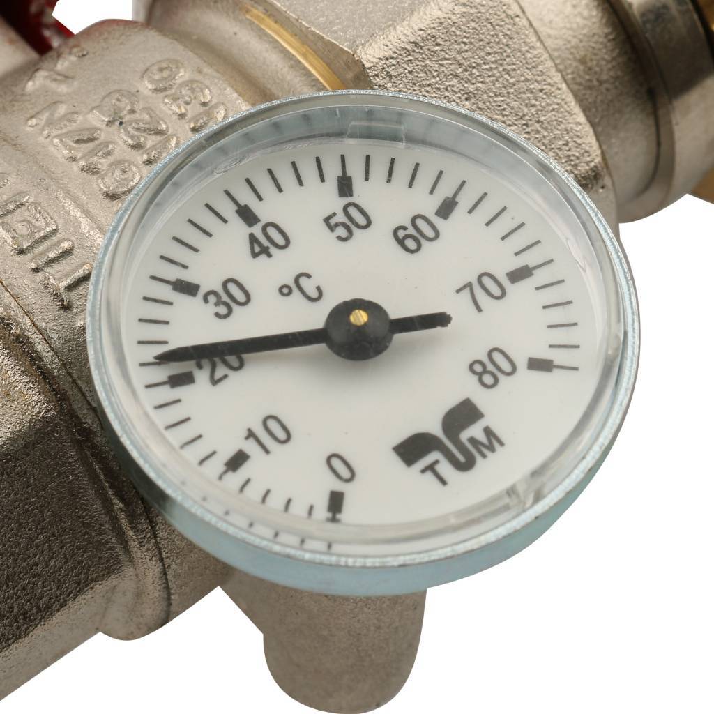 Коллектор в сборе с расходомерами на 8 выходов TIEMME 1х3/4 ЕК, 3870003(3871G060508)