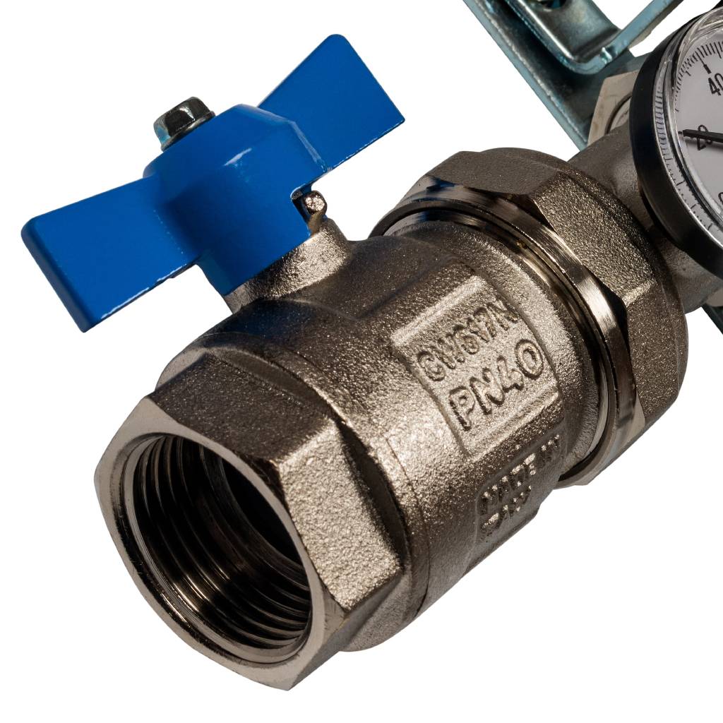 Коллектор из нержавеющей стали в сборе без расходомеров STOUT 8 выходов, SMS 0912 000008