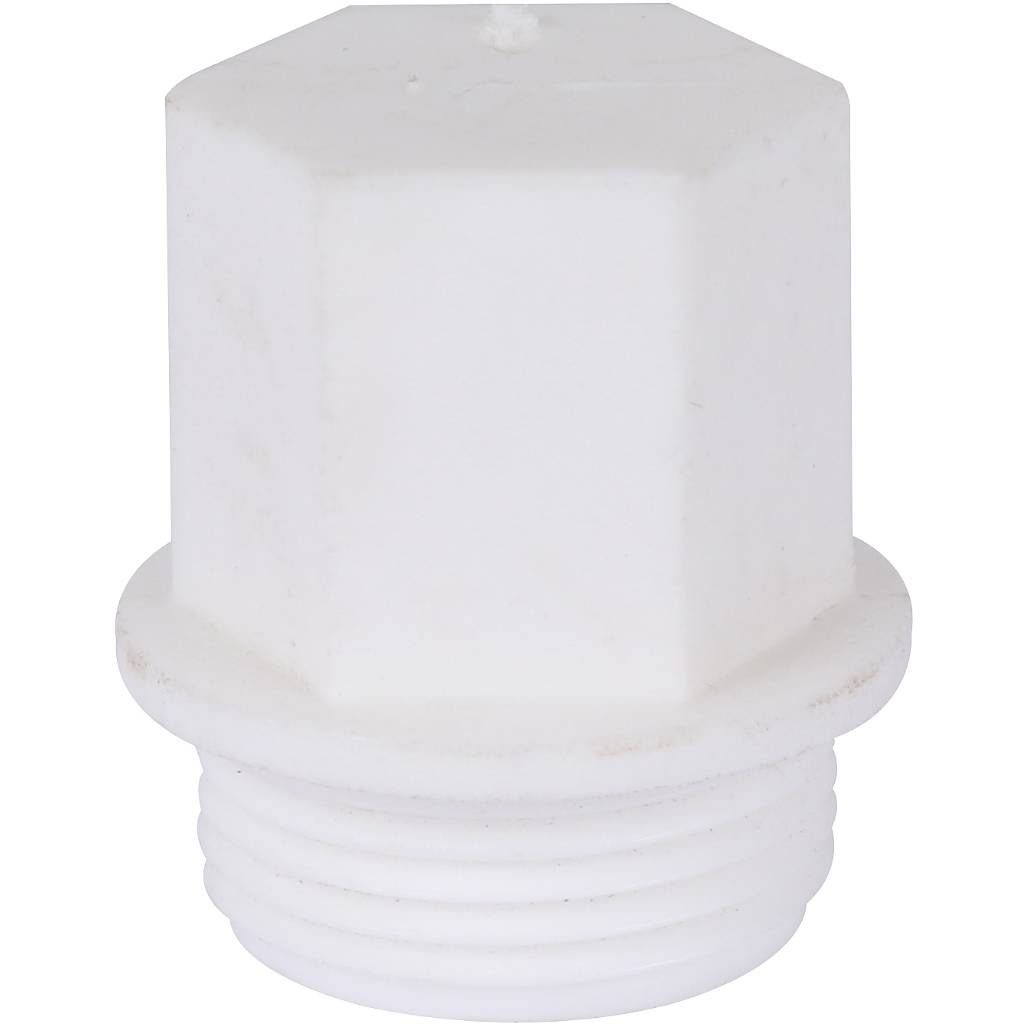 Заглушка Kalde d=25 с резьбой для полипропиленовых труб под сварку (цвет белый), 3292-ste-250c00