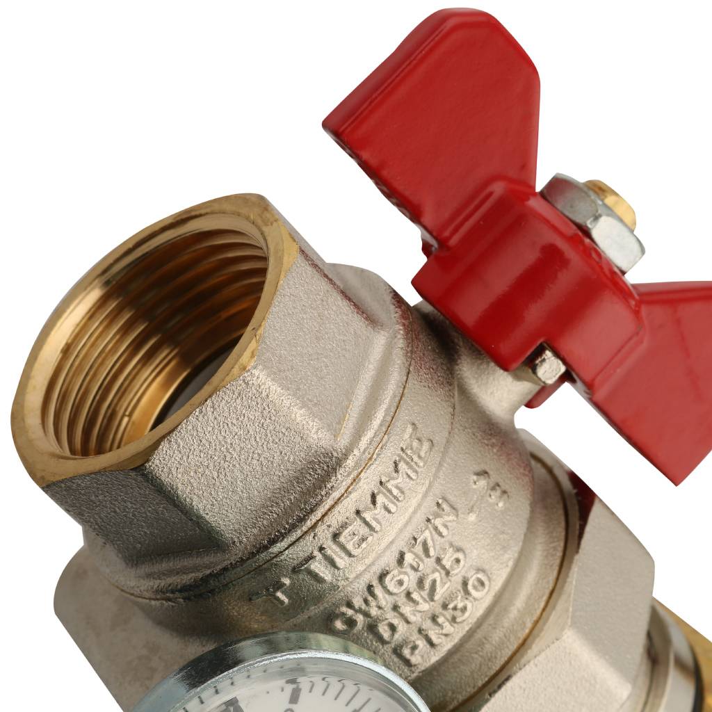 Коллектор в сборе на 5 выходов TIEMME 1х3/4 ЕК, 3870006(3875G060505)