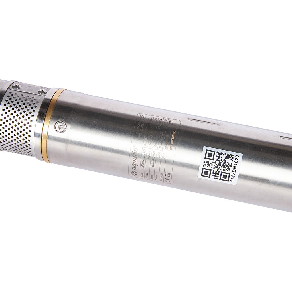 Насос скважинный AQUARIO ASP1E-55-75 (встр.конд., каб.1,5м)