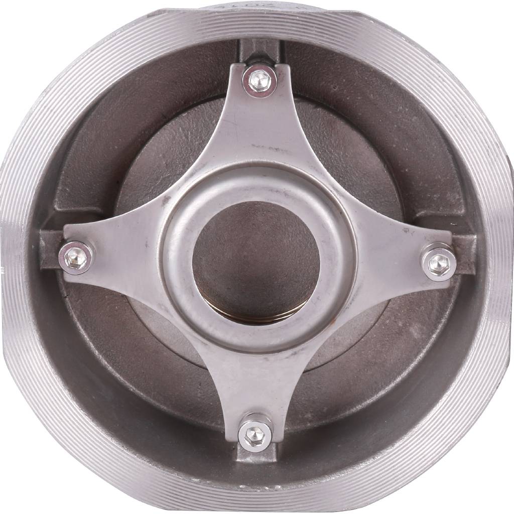 Клапан обратный пружинный ZETKAMA 275I Ду65 Ру40 межфланцевый из нерж. стали, 275I065E51