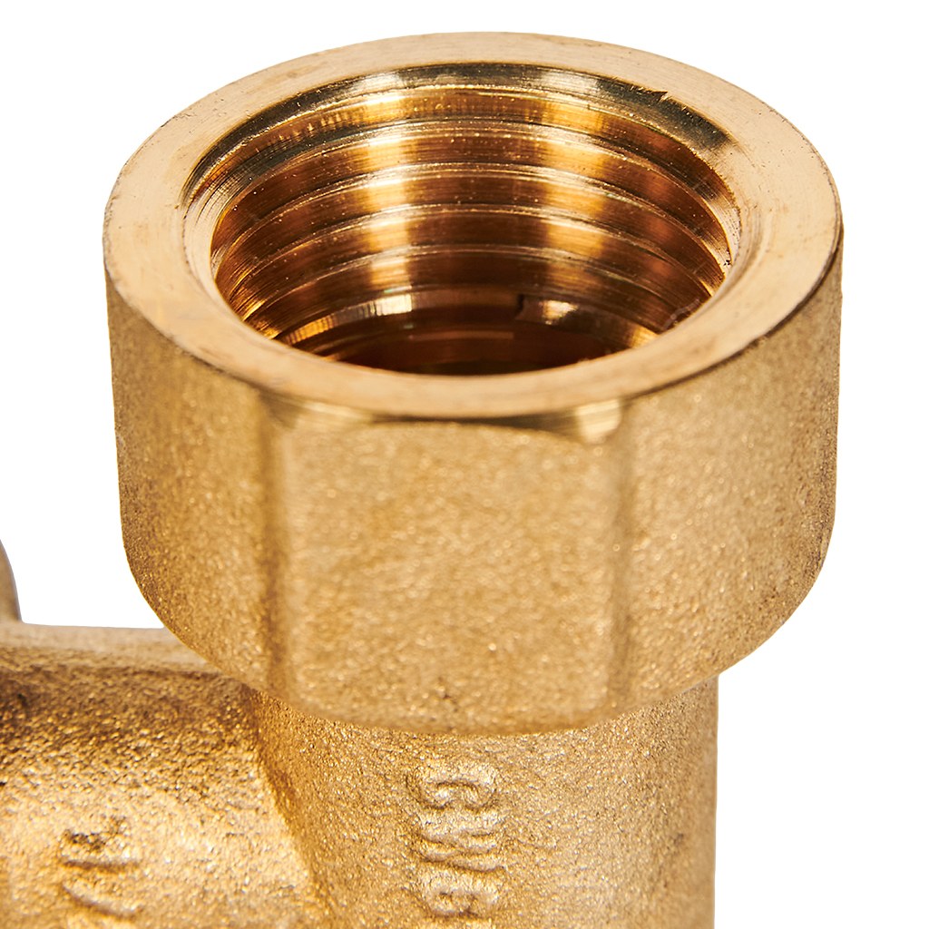 Угольник настенный с креплением ROMMER 16xG 1/2 для труб из сшитого полиэтилена аксиальный