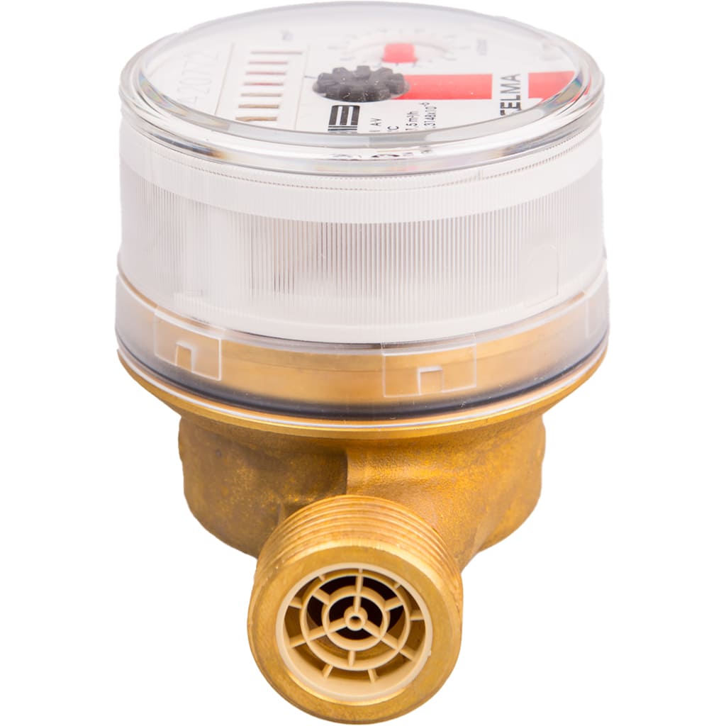 четчик горячей воды (Ду=15мм, L=110мм, Qном=1,5 м3/ч, импульсный выход ГЕРКОН, вес импульса =1 л), WFW24.D110-3-B-L-01-IP54