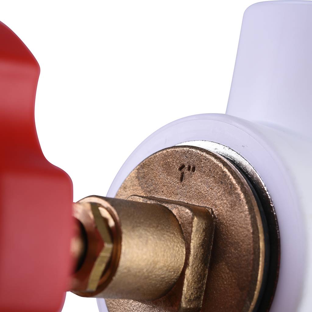 Вентиль Политэк d=32 для полипропиленовых труб под сварку (цвет белый), 9700000032