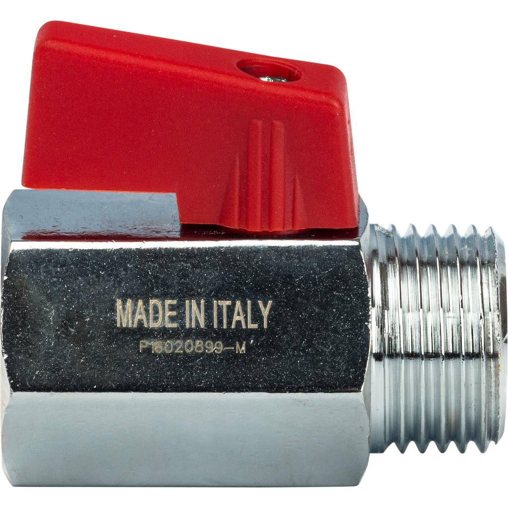 Кран шаровой STOUT 1/2 мини, муфта/резьба