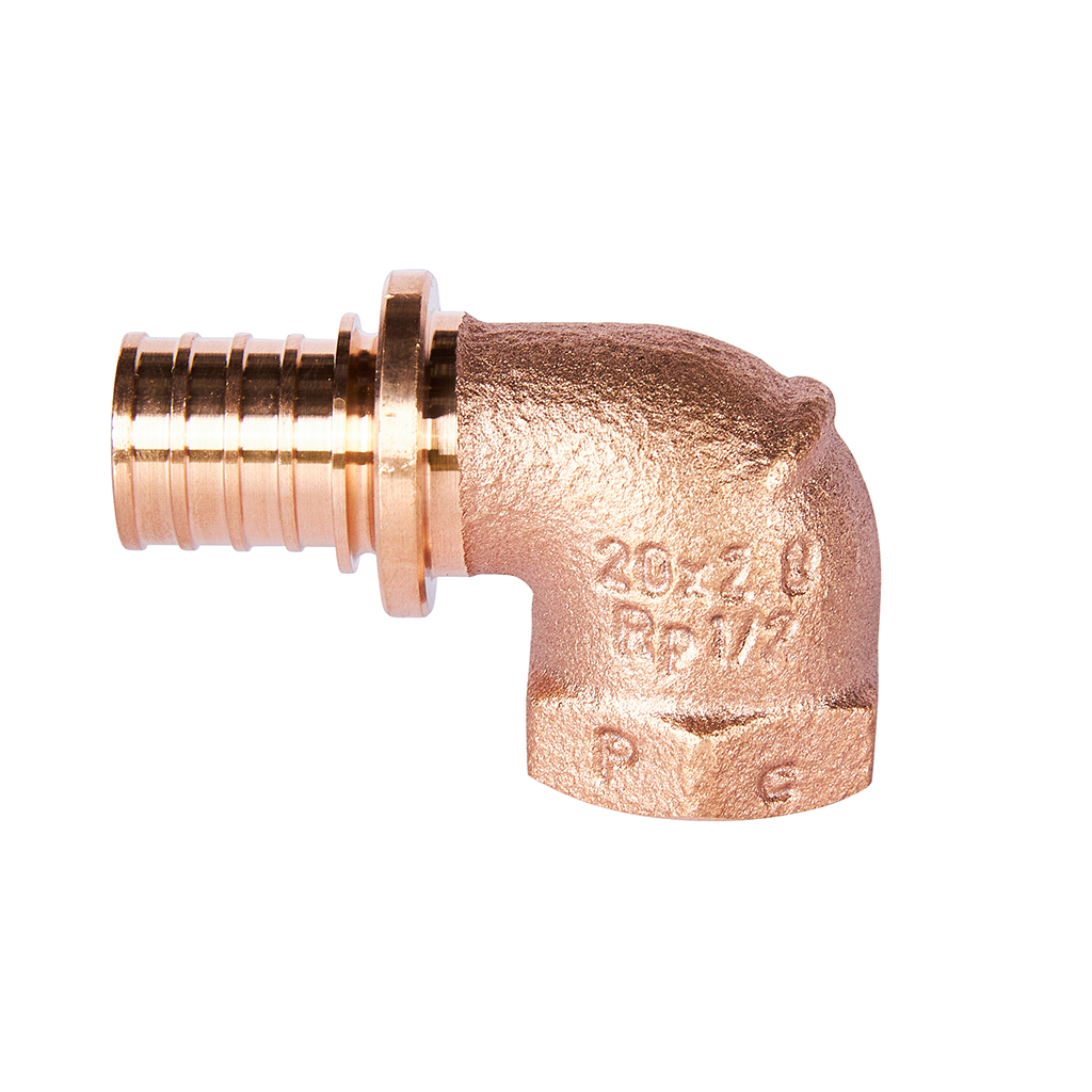 Угольник-переходник РЕХАУ RAUTITAN с внутренней резьбой 20-Rp 1/2 RX+ для труб из сшитого полиэтилена аксиальный